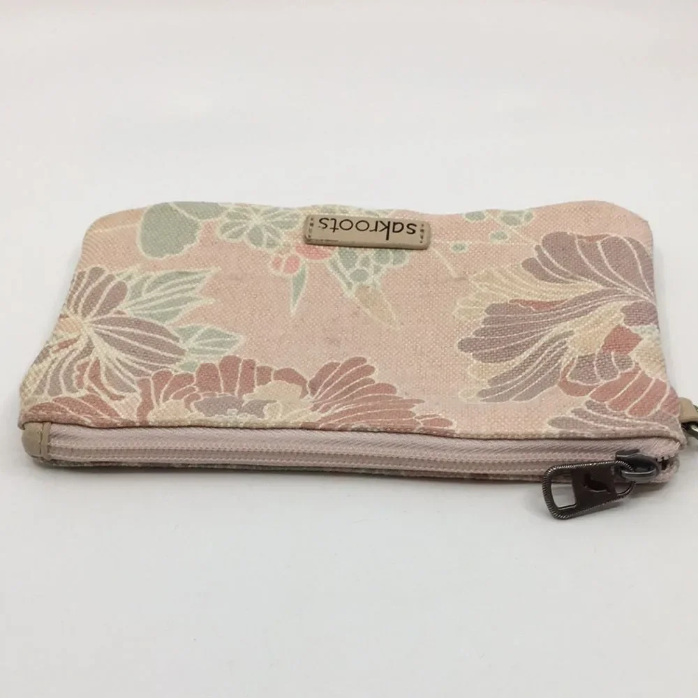 Sakroots Zipper Canvas Floral Pouch